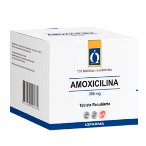 AMOXICILINA 250mg x tabletas recubiertas