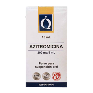AZITROMICINA 200mg/5ml x 15ml .