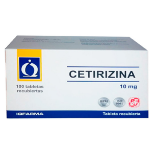 CETIRIZINA 10mg x tableta recubierta